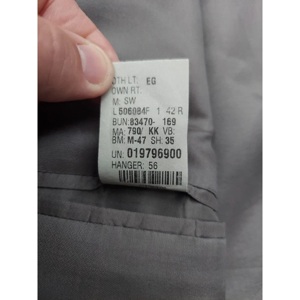 Chaps Ralph Lauren‎ Blazer Mens 42 R Brown Plaid Silk Wool 2 Button Sportcoat
